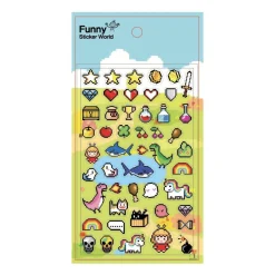 Adventure 8-bit PVC Sticker