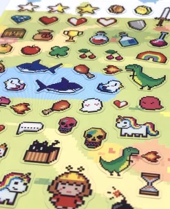 Adventure 8-bit PVC Sticker