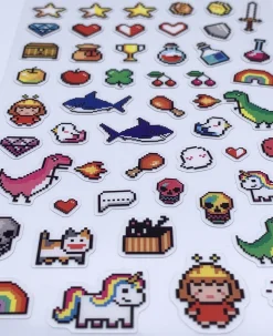 Adventure 8-bit PVC Sticker