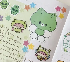 Alien Girl Kiss Cut Sticker Tape
