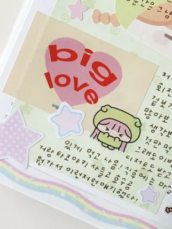 Alien Girl Kiss Cut Sticker Tape