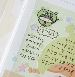 Alien Girl Kiss Cut Sticker Tape