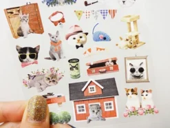 Alley Cat Deco Sticker