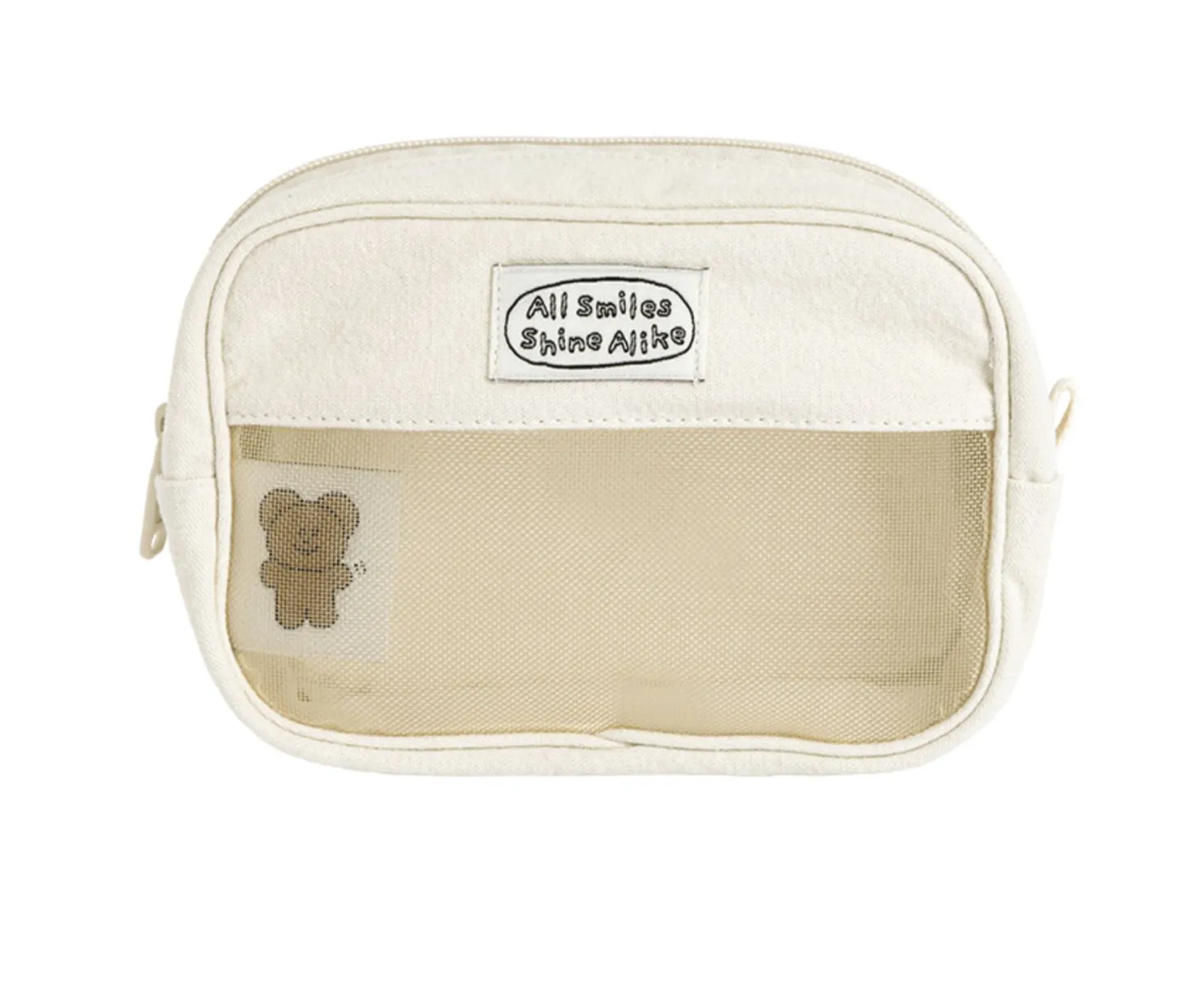 All Smiles Mesh Block Pouch