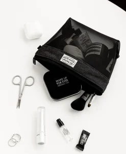 All Smiles Mesh Cosmetic Pouch