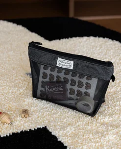 All Smiles Mesh Cosmetic Pouch