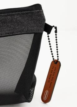 All Smiles Mesh Cosmetic Pouch