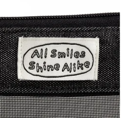 All Smiles Mesh Cosmetic Pouch