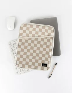 A Low Hill Check Pattern 13 in. Laptop Pouch