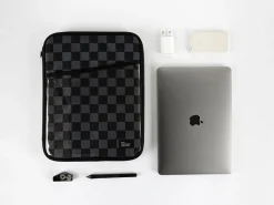 A Low Hill Check Pattern 13 in. Laptop Pouch