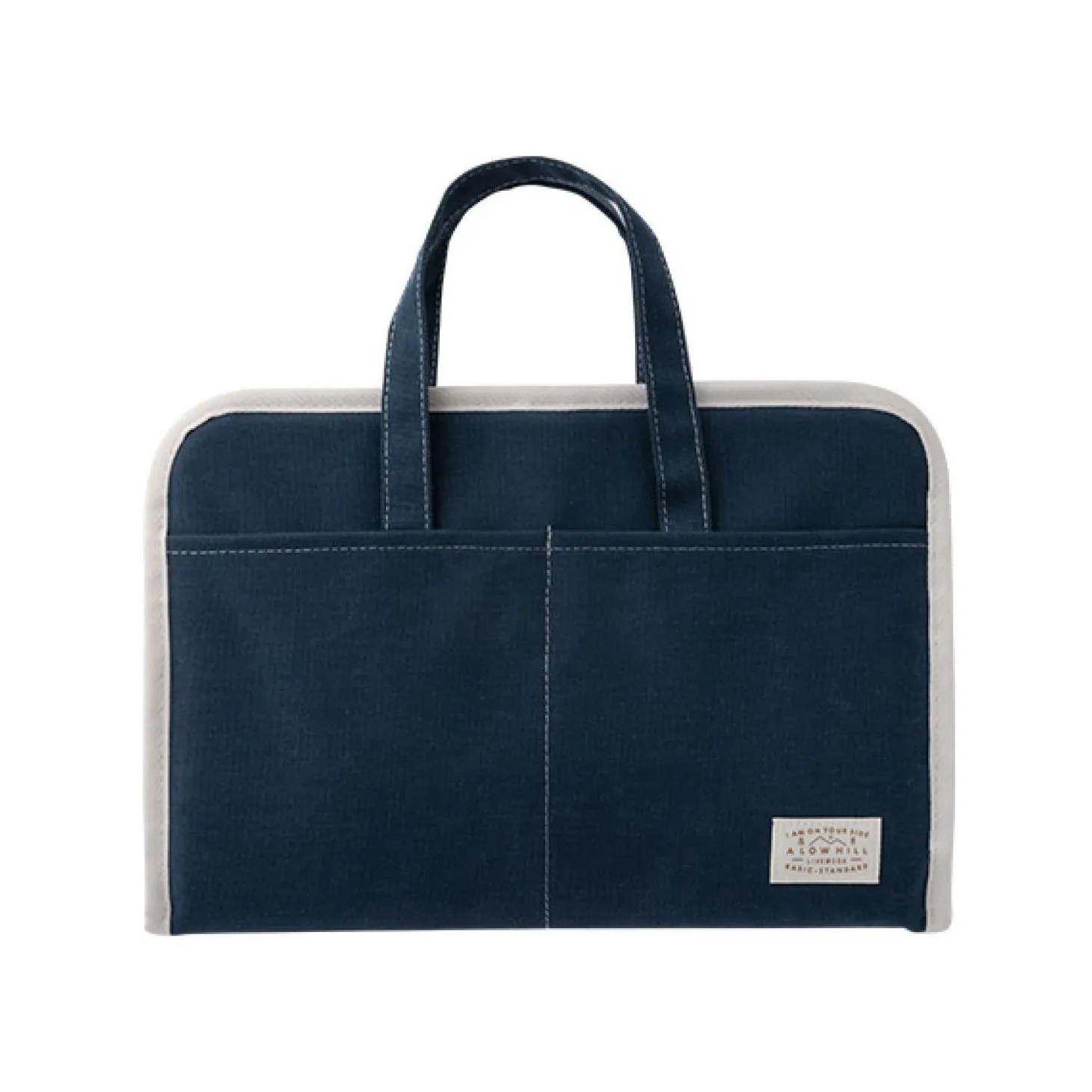 A Low Hill Stitch Tablet Tote