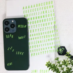 Alphabet & Number Glow in the Dark Sticker