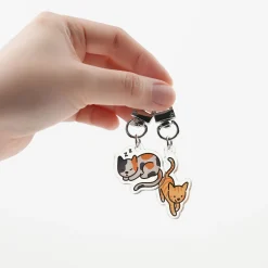 Animal Acrylic Key Ring