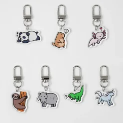 Animal Acrylic Key Ring