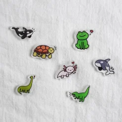 Animal Acrylic Pin Badge