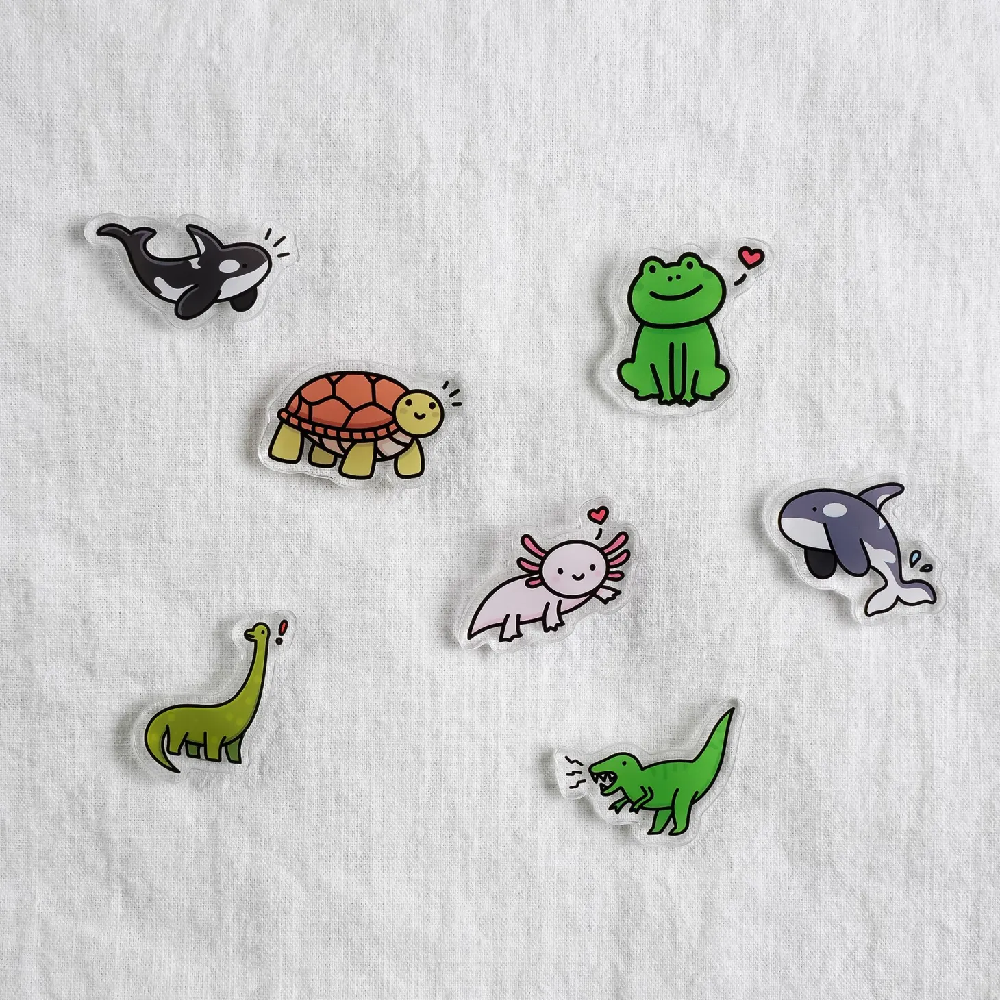 Animal Acrylic Pin Badge