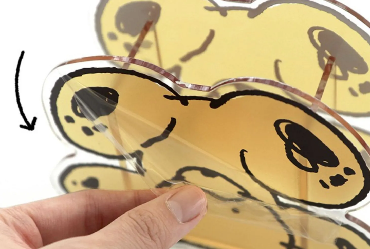 Animal Friends Acrylic Pen Holder