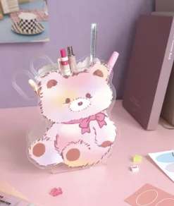 Animal Friends Acrylic Pen Holder