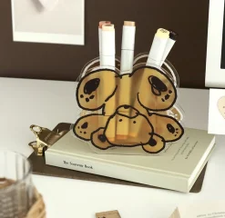 Animal Friends Acrylic Pen Holder