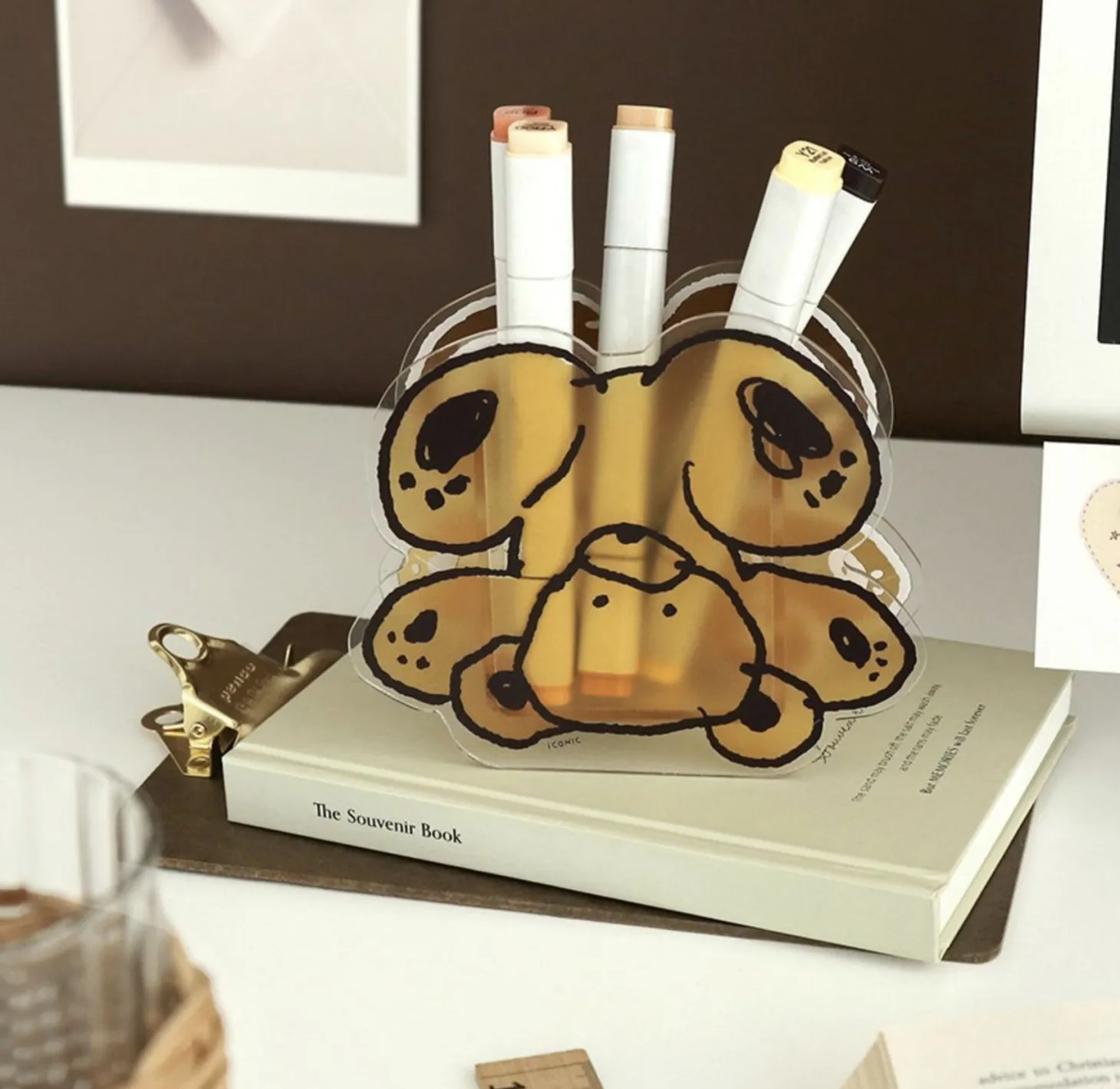 Animal Friends Acrylic Pen Holder