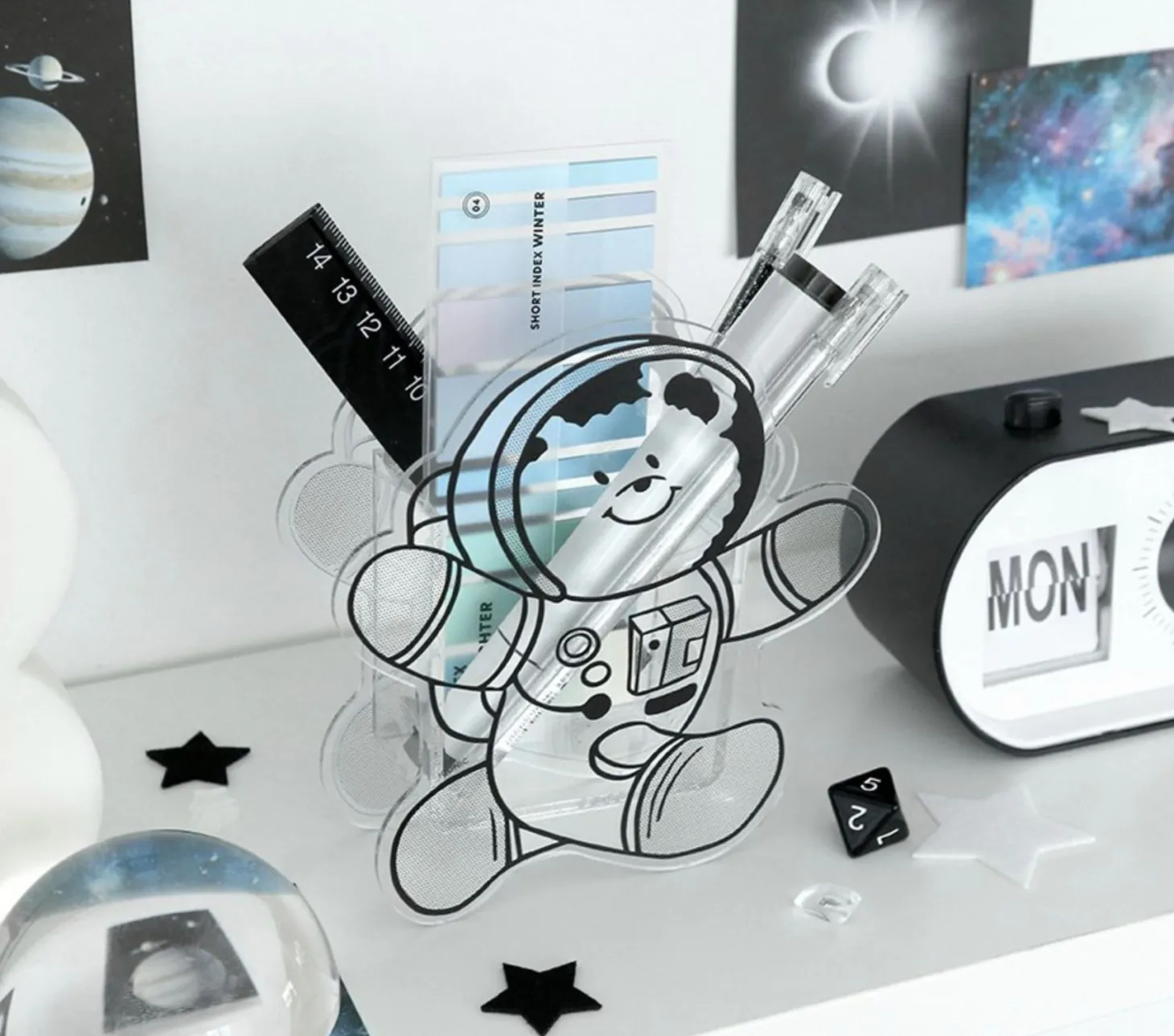 Animal Friends Acrylic Pen Holder