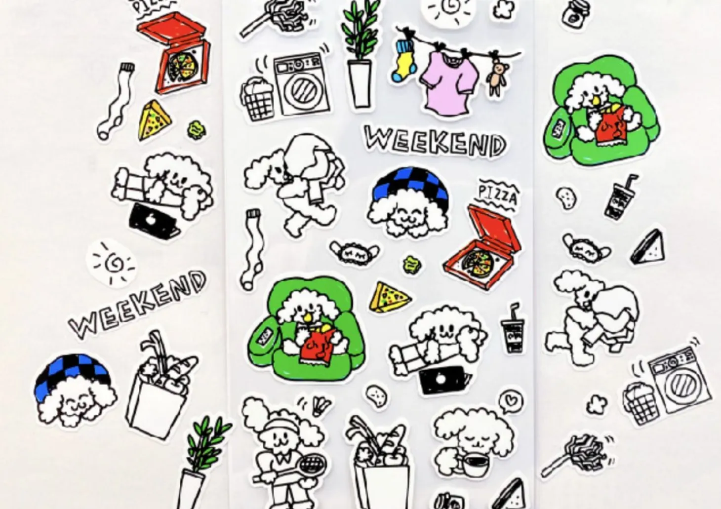Animal Friends Drawing Sticker