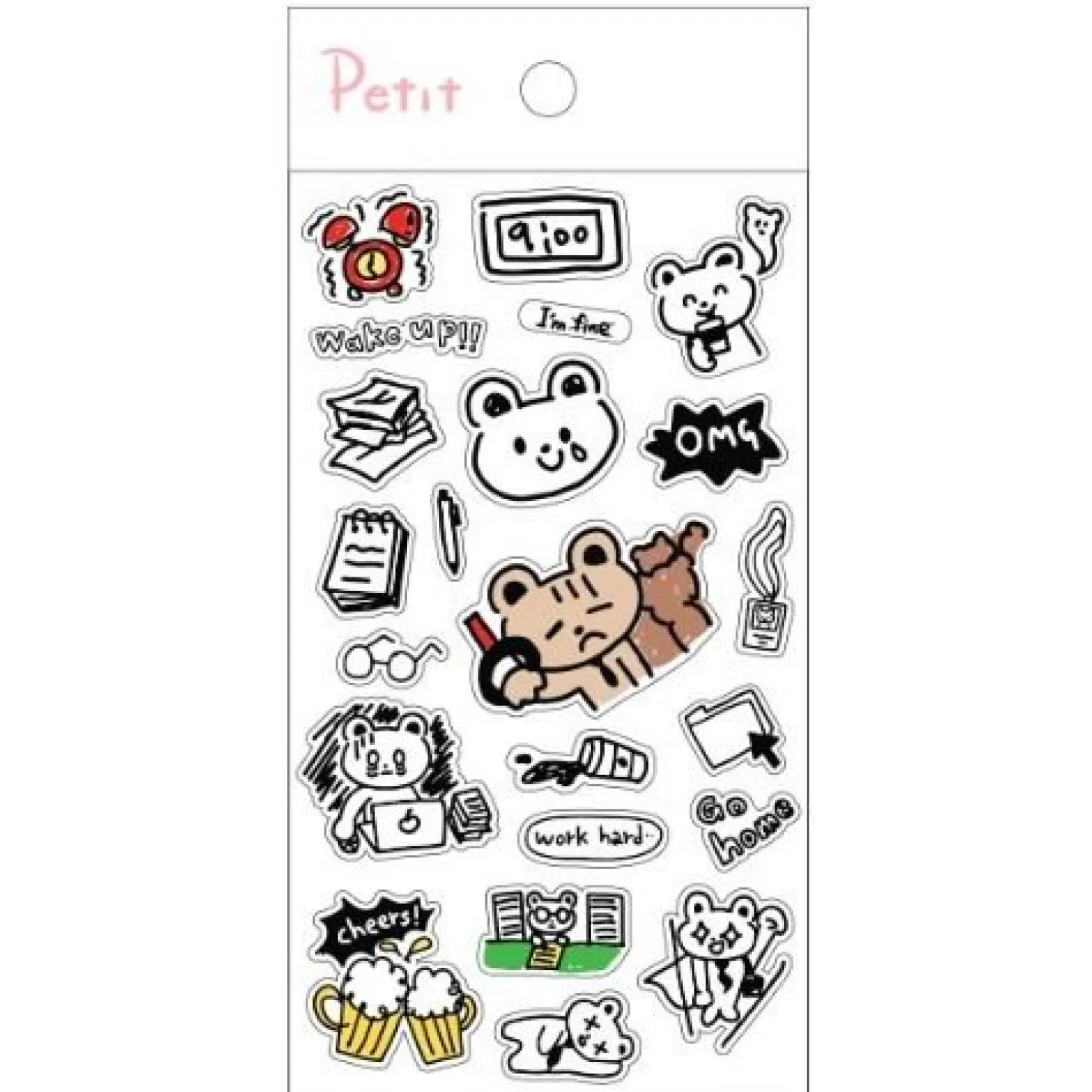 Animal Friends Drawing Sticker