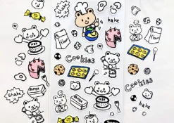 Animal Friends Drawing Sticker