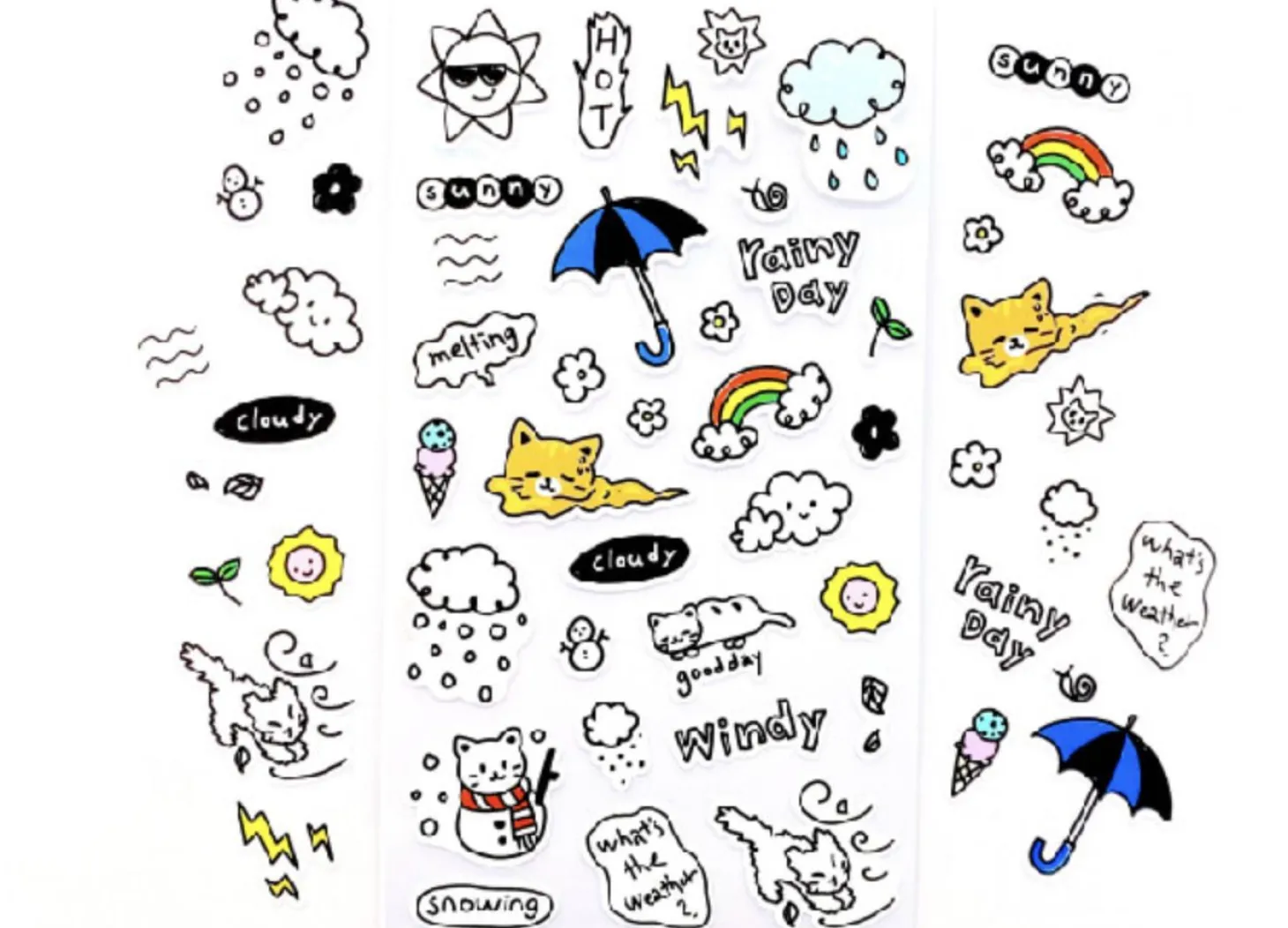 Animal Friends Drawing Sticker