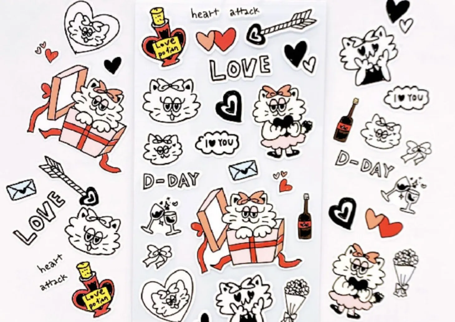 Animal Friends Drawing Sticker
