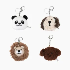 Animal Friends Fluffy Key Ring