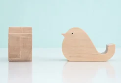 Animal Wood Phone Stand