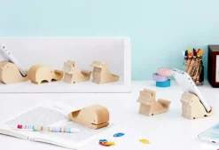 Animal Wood Phone Stand