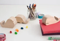 Animal Wood Phone Stand