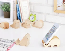 Animal Wood Phone Stand