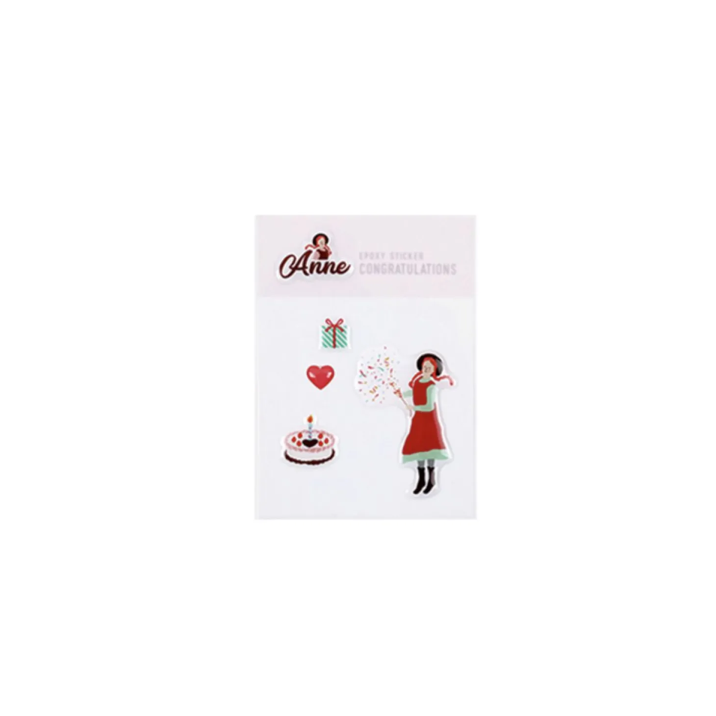 Anne Epoxy Sticker