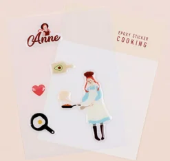 Anne Epoxy Sticker