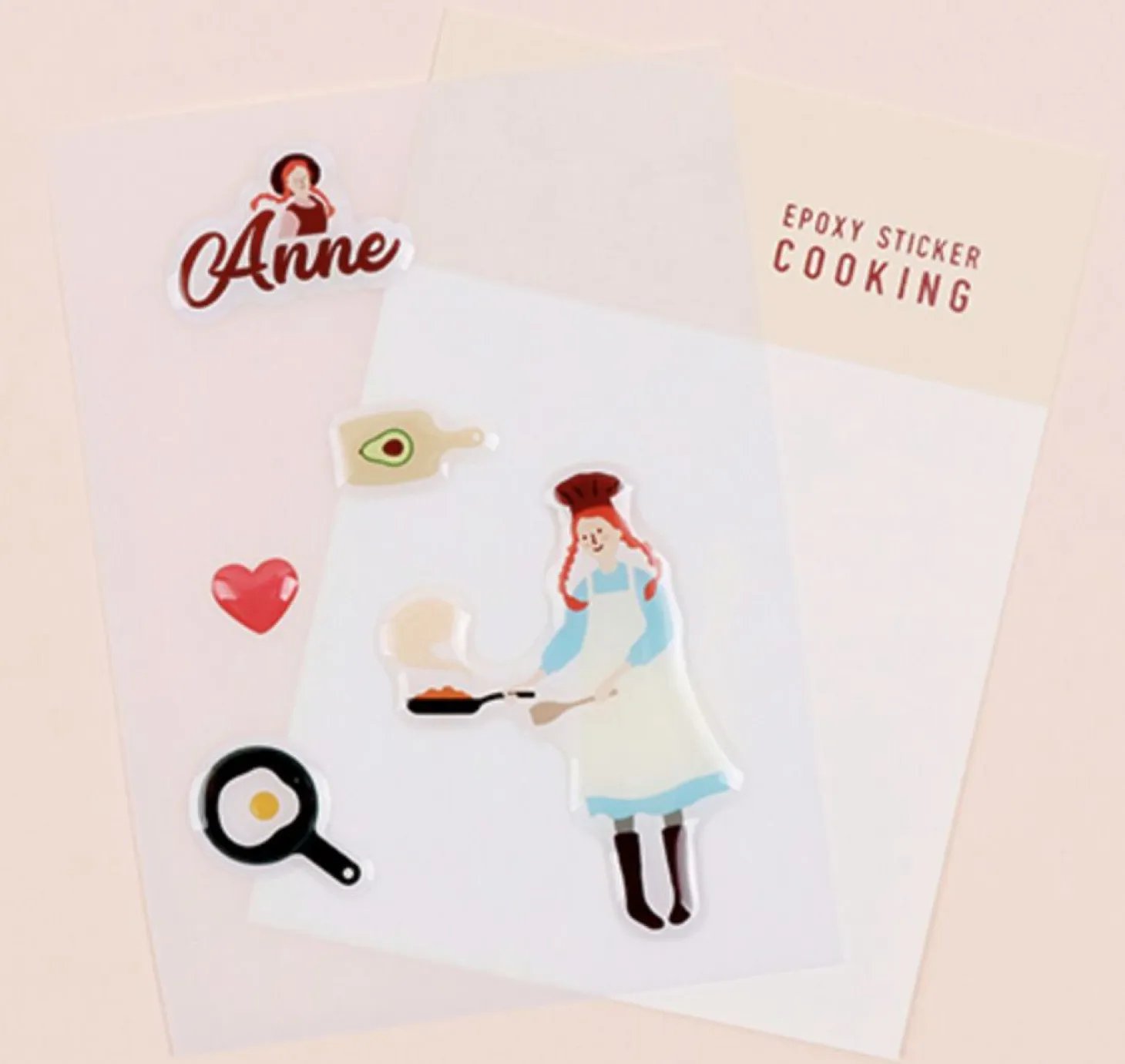 Anne Epoxy Sticker