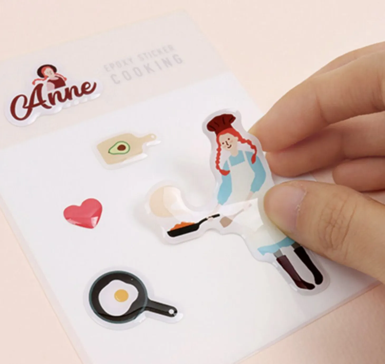 Anne Epoxy Sticker