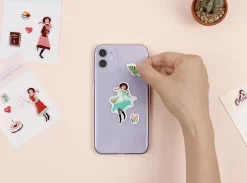 Anne Epoxy Sticker