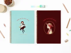 Anne with Red Hair Spiral Notebook