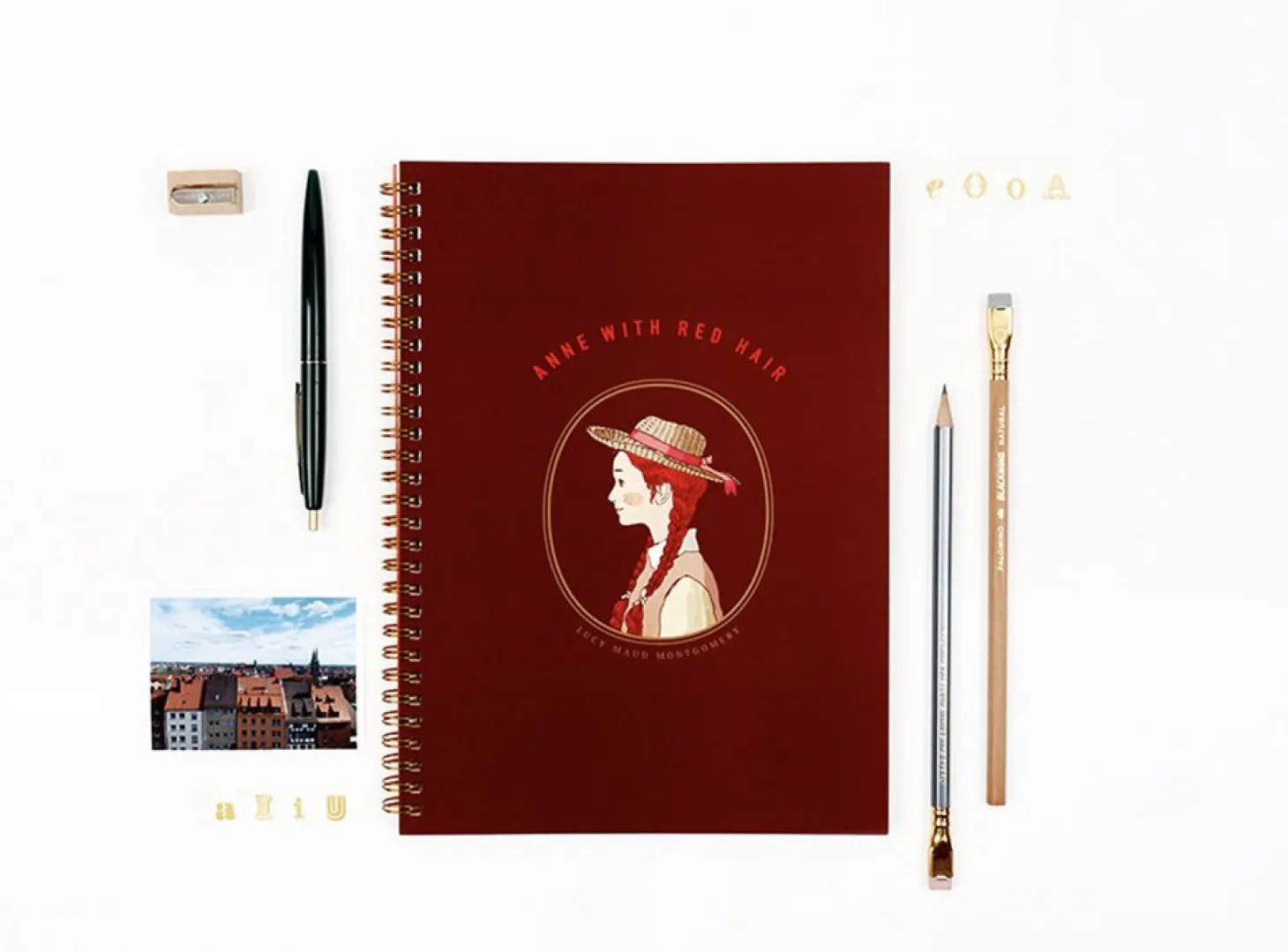 Anne with Red Hair Spiral Notebook