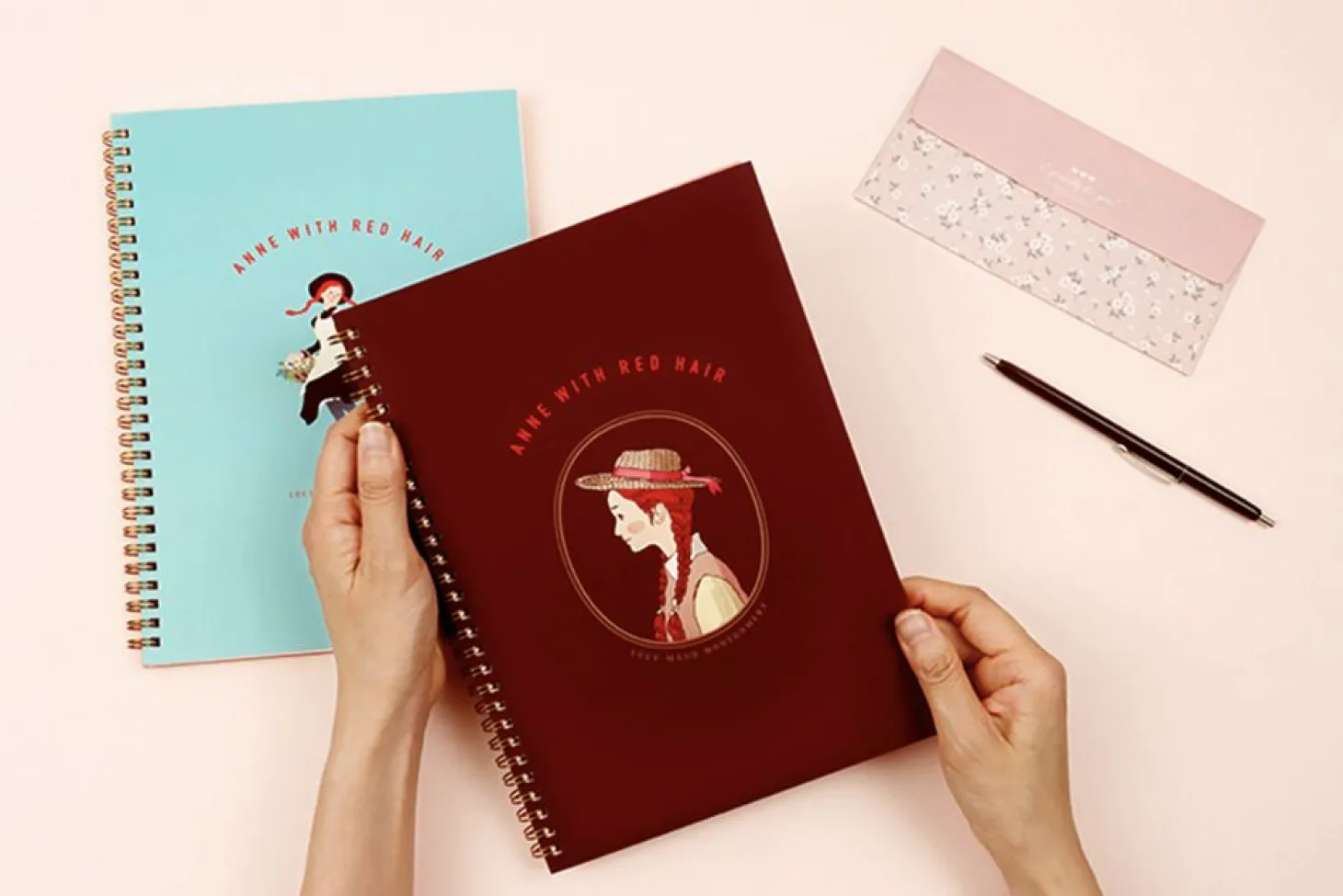 Anne with Red Hair Spiral Notebook