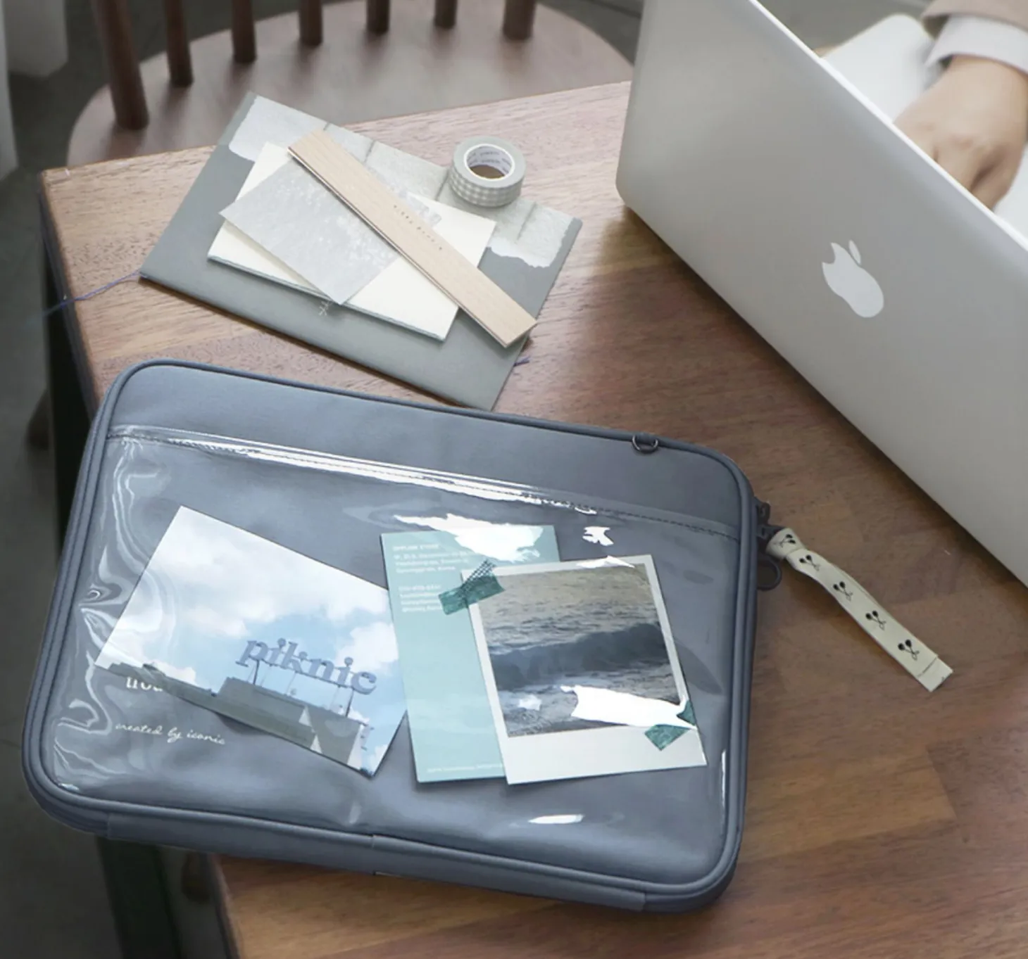 Apricity Clear Pocket 13 in. Laptop Pouch