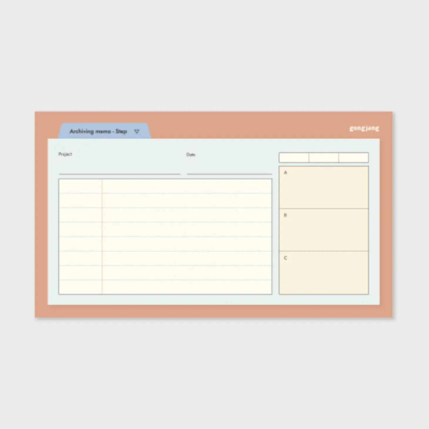 Archiving Schedule Sticky Note