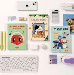 Ardium Daily Grid Notebook