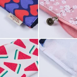 Ardium Pattern Slim Canvas Pouch