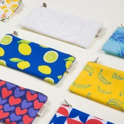 Ardium Pattern Slim Canvas Pouch