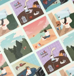 Ardium Small Friends Post Card