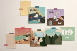 Ardium Small Friends Post Card